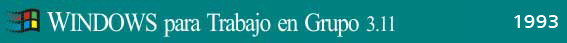 Ir a Microsoft Windows para Trabajo en Grupo 3.11